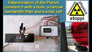 Determining the Planck constant with a solar cell / Plancksches Wirkungsquantum mit einer Solarzelle