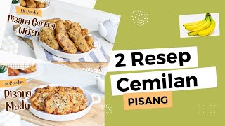 Dua Resep Ide Cemilan dari Pisang‼️ ENAK‼️Pisang Madu & Pisang Wijen