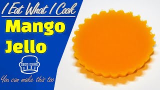 Mango Jello | How To Make Jello | Jelly Recipe | Jelly Food | IEWICOOK