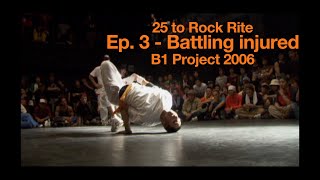 Batting with an injury w/ BBoy Lego  (25 to Rock Rite Episode 3)