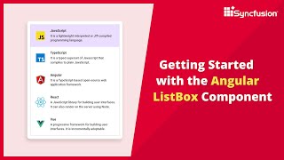 Getting Started with the Angular ListBox Component