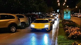 Lamborghini Huracán Performante driving in Budva