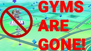 Gyms removed by Niantic?! Pokemon GO Update June 2017