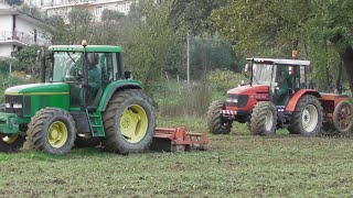 [PREPARAZIONE - SEMINA ERBAIO 2020] SAME SILVER 100.4 - VITTORIA - JOHN DEERE 6800 - HOWARD