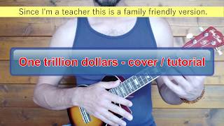 One trillion dollars Ukulele cover / tutorial (Anti Flag) with chords and lyrics