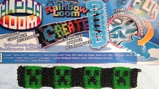 New Alpha Loom Review & Minecraft Creeper Bracelet Tutorial