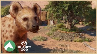 Hyena Habitat & New DLC Speculation! | Desert Adventure Park | Planet Zoo