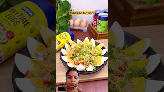 Egg chaat Easy & healthy snack | मसालेदार और चटपटा अंडा चाट#shorts #chaat