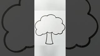 The Easiest #treedrawing #shorts | How to #draw a #tree #shortvideo | Draw Smart