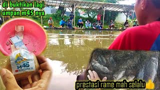 Racikan umpan m45, ikan induk babon, dan ikan rame selalu joss👍👍