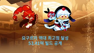 역대 최고점 달성!! 요구르카 신기루마을의 비밀 53 41억 빌드 공개(전갈,눈설탕 쉬운 빌드) 물망초 다이노 출시 전 빌드