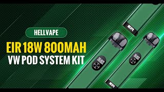 Hellvape Eir 18W 800mAh VW Pod System Kit at FastTech.com