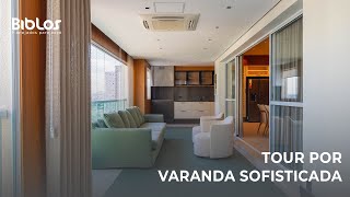 Tour por Varanda Sofisticada por  Biblos Planejados