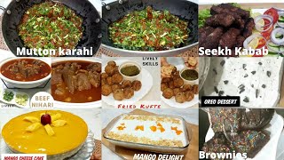 Bakra Eid Special Recipes Ideas for dawat | Mutton Karahi | Seekh Kabab | Nihari | Kufte | Brownies