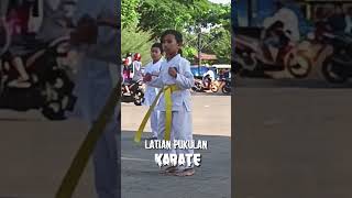 Latihan teknik pukulan kumite #karatekid #teknikdasarbeladiri #latihanpukulan#shorts#short