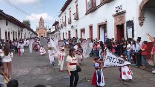 DESFILE EN PÁTZCUARO MICHOACAN SEPTIEMBRE 2019