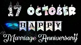 17 October Anniversary Status 2024|| 17 October Happy Marriage Anniversary Whatsap Status🥳