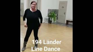 194 Länder / Line Dance Choreo/48 C/ https://www.copperknob.co.uk/stepsheets/145577/194-laender