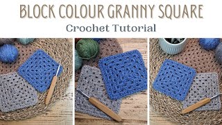 Easy Crochet Granny Square Tutorial for Beginners | Slow Step-by-Step Guide For Total Beginners