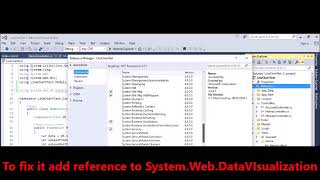 MVC -  Fix Error - The type or namespace name 'DataVisualization' does not exist in the namespace