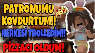 PATRONUMU KOVDURTUM!!😝 HERKESİ TROLLEDİM! 😎😂 PİZZACI OLDUM 🍕 ROBLOX