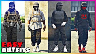 Top 4 Best Easy To Make Male Tryhard Black Jogger Outfits #7 (GTA Online)