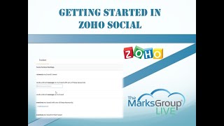 Getting Started with Zoho Social