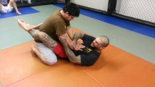 leg climb to armbar