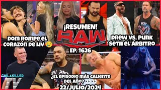 WWE RAW 22 Julio 2024 | RESUMEN Y RESULTADOS