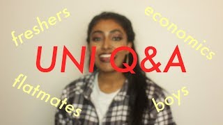 UNI Q&A | FRESHERS WEEK, FLATMATES, ECONOMICS AT SURREY UNIVERSITY