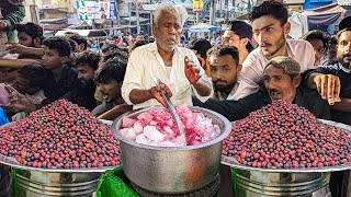 REFRESHING FALSA JUICE | 70 YEARS HARDWORKING OLD MAN SELLING FALSA JUICE | STREET FOOD PAKISTAN