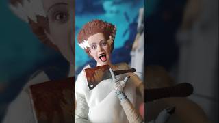 Universal Monsters Bride Of Frankenstein Vs TMNT Bride Of Frankenstein | NECA Horror Figure Setup