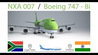 #12 - CPT to MAA by B747 || #Boeing #Boeing747 #FlightSimulator #Microsoft #Xbox || Road to 1K Subs