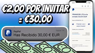 €2.00 Por Invitar ✅ APLICACIONES PARA GANAR DINERO A PAYPAL | Pago Inmediato