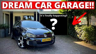 HUGE UPDATE ON THE CAR GARAGE!!