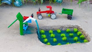 water pump tractor science project | mini hand pump | Diy tractor @KeepVilla | mr minitopics