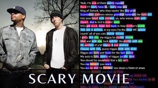 Bad Meets Evil - Scary Movies | Rhymes Highlighted