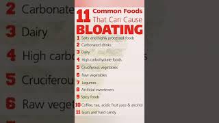 Common foods that can cause bloating #shorts