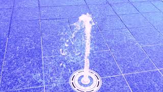 Edmonton AB Leg Fountains, & Fun Splash Sounds - with Indigo Effect