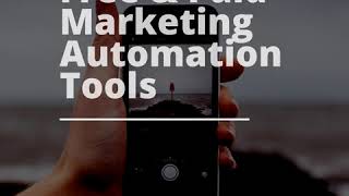 Free & Paid Marketing Automation Tools