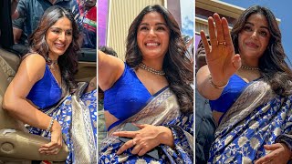 Samyukta Menon Teenmaar Dance 2024 |Samyukta Menon entry at Narsingi Maangalya Shopping Mall