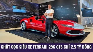 Siêu xe mui trần FERRARI 296 GTS V6 Hybrid mạnh 819 mã lực chốt cọc chỉ 2,5 tỷ đồng | CarPassion