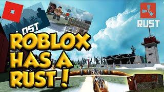 Roblox has a Rust! 🔨 (Roblox Lost) You can even Raid! 💥