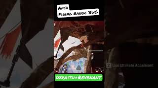 Apex Firing Range BUG  #shorts #apex #wraith #revenant #bug #respawnentertainment