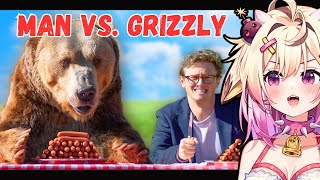 Man vs. Grizzly Bear In a Hot Dog Eating Contest?! rosiebellmoo reacts to Max Fosh