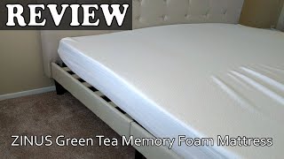 ZINUS 12 Inch Green Tea Memory Foam Mattress Review