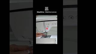 DIY machine maintenance for sewing and embroidery machines