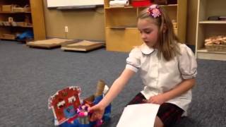 Parish Episcopal 2nd grade rock house STEM project