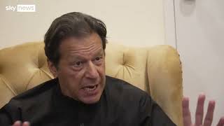 Imran Khan exclusive interview with sky news before the accident