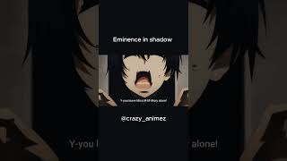 Don't mess with mc's girl #theeminenceinshadow @crazy_animez383